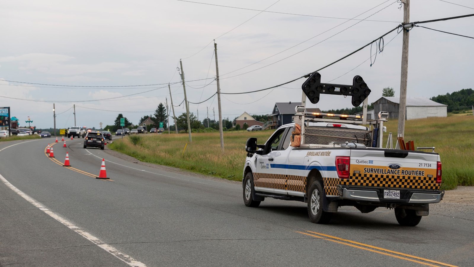 Accident à Saint-Frédéric: le motocycliste dans un état critique