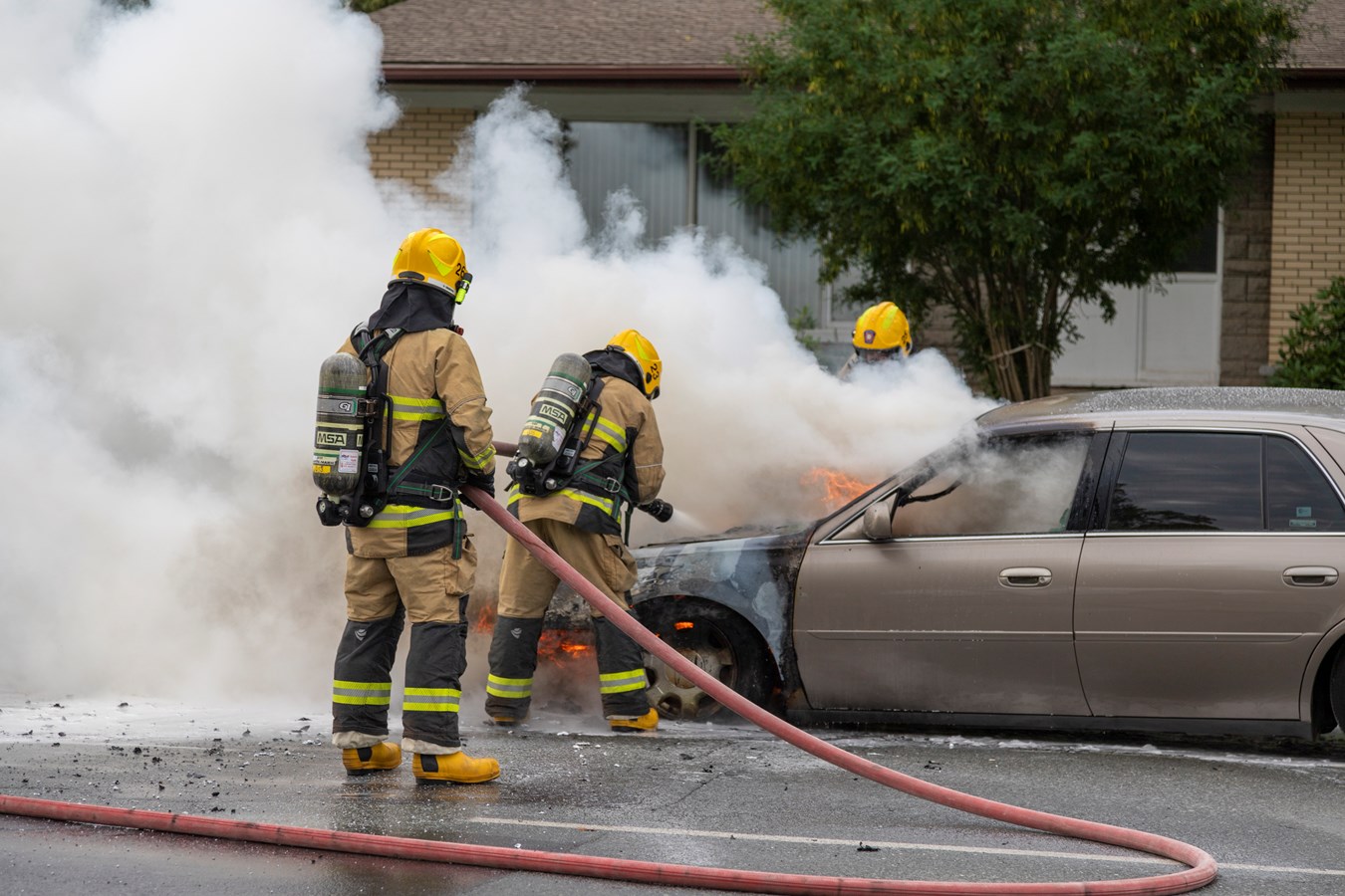 Un incendie de véhicule à Sainte-Marie
