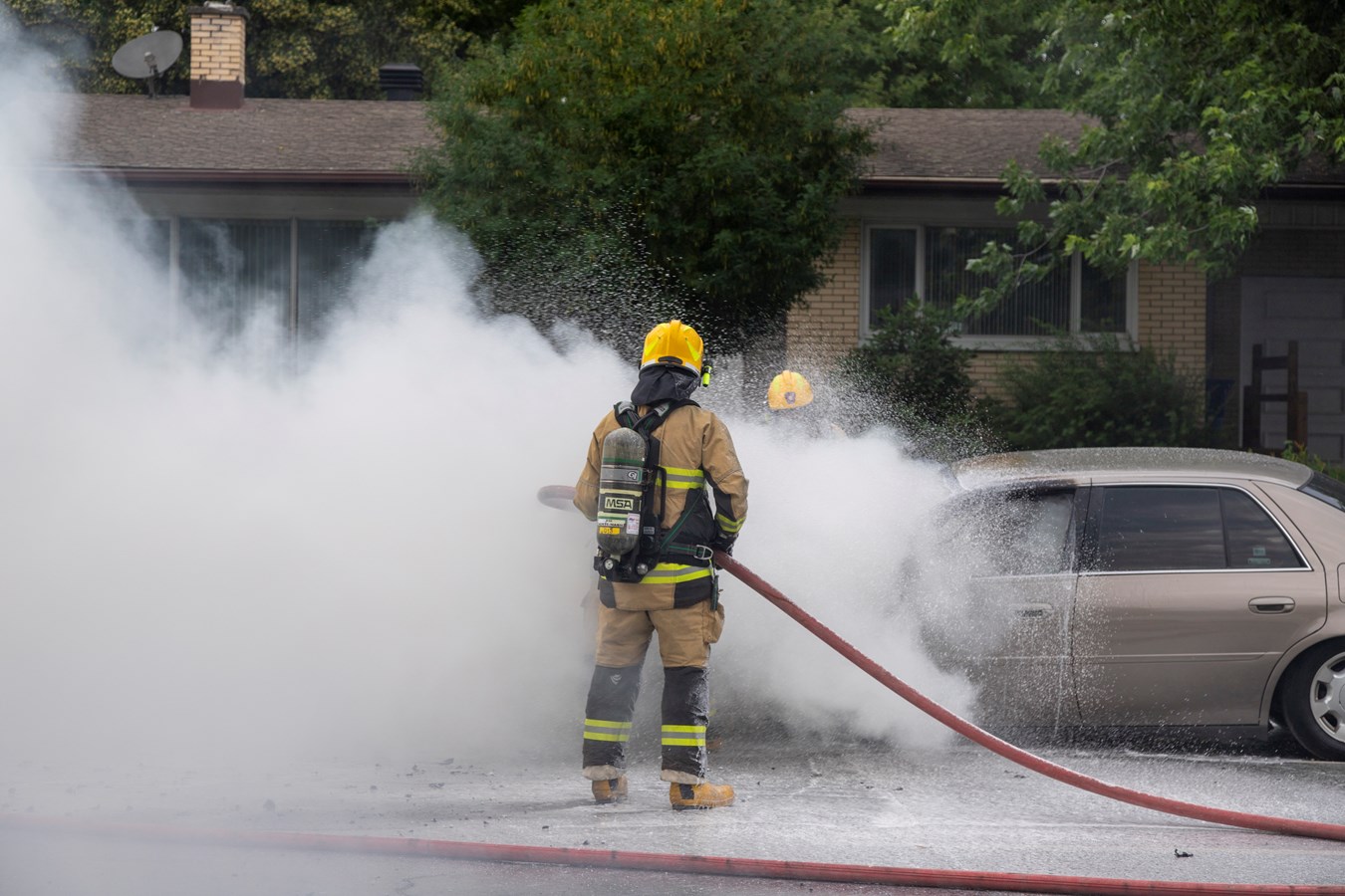 Un incendie de véhicule à Sainte-Marie