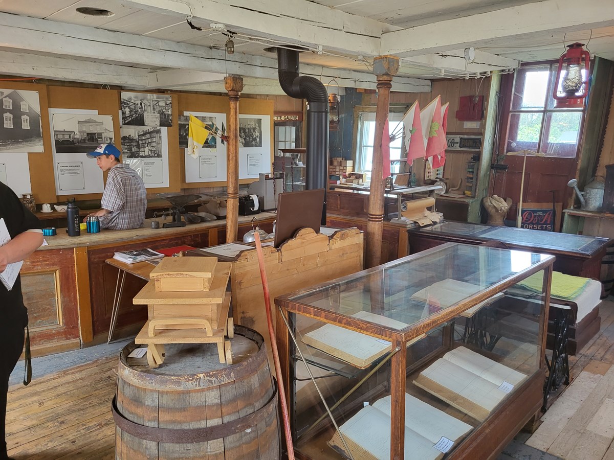 Étage du magasin général, construction d'origine.