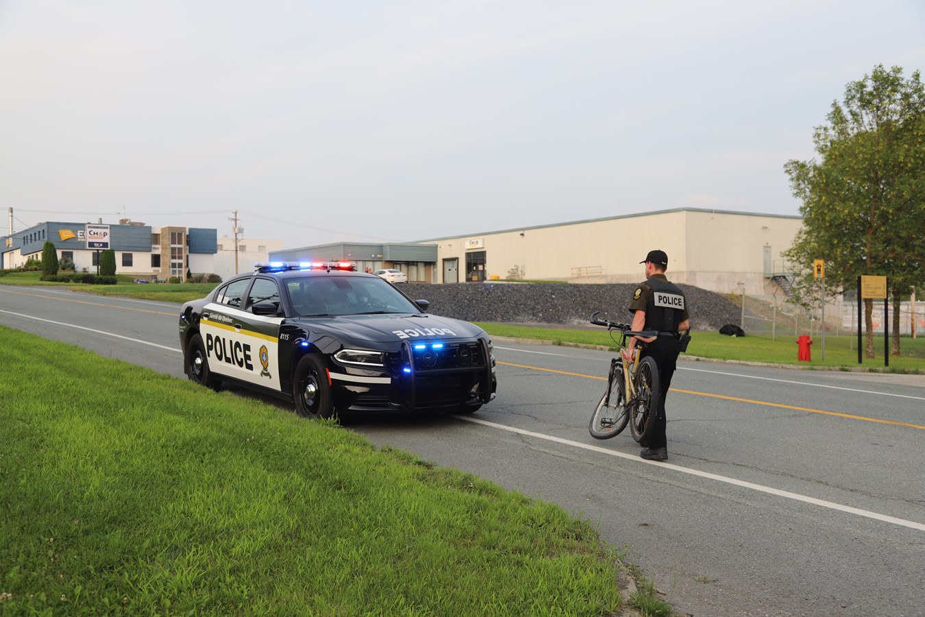 Collision entre un véhicule et un vélo
