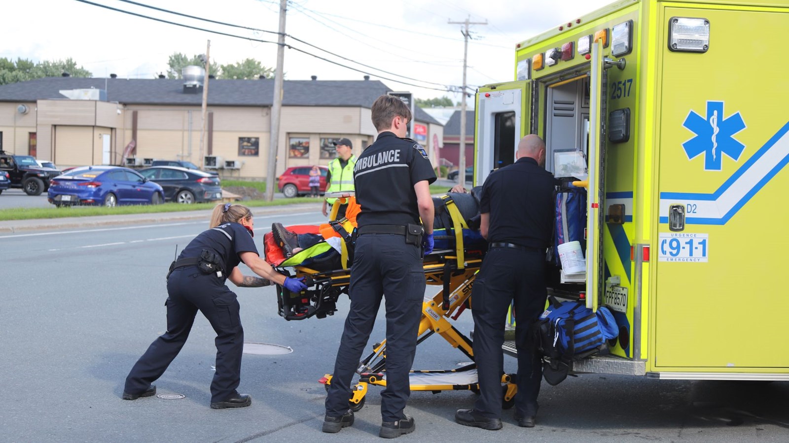 Accident sur le boulevard Dionne à Saint-Georges