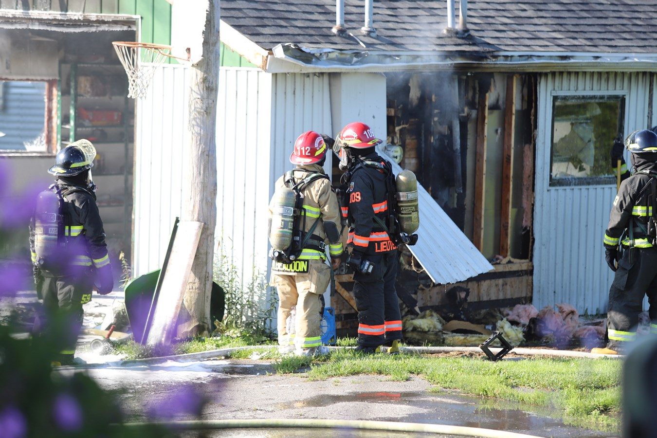Incendie de bâtiment agricole