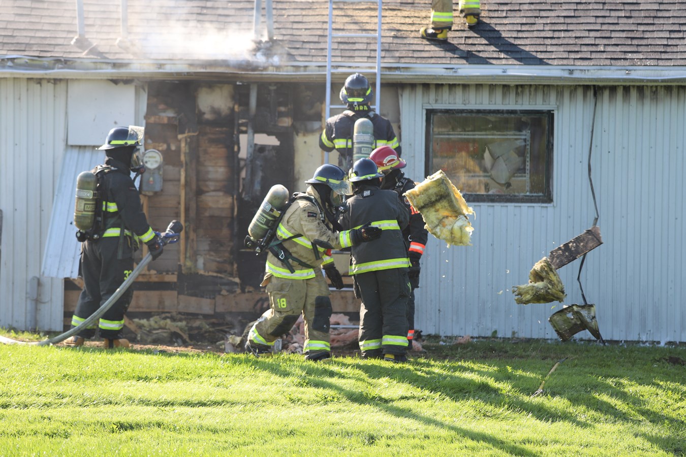 Incendie de bâtiment agricole