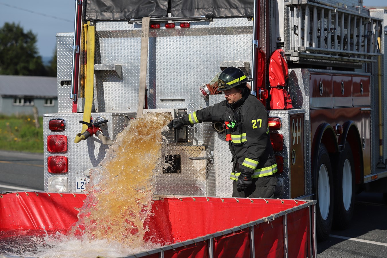 Incendie de bâtiment agricole