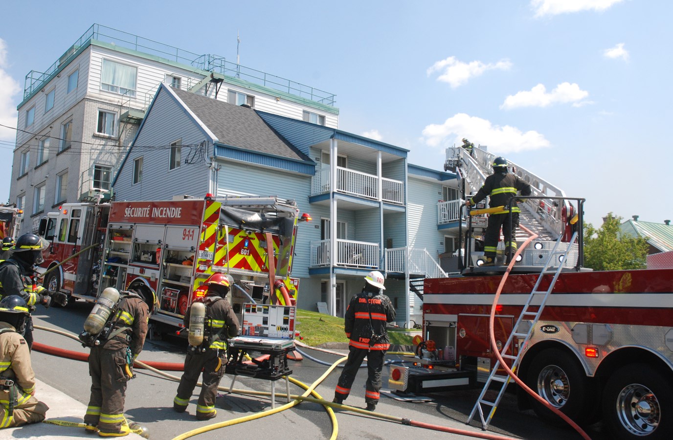 Incendie à Saint-Georges: une quinzaine de personnes sans logement