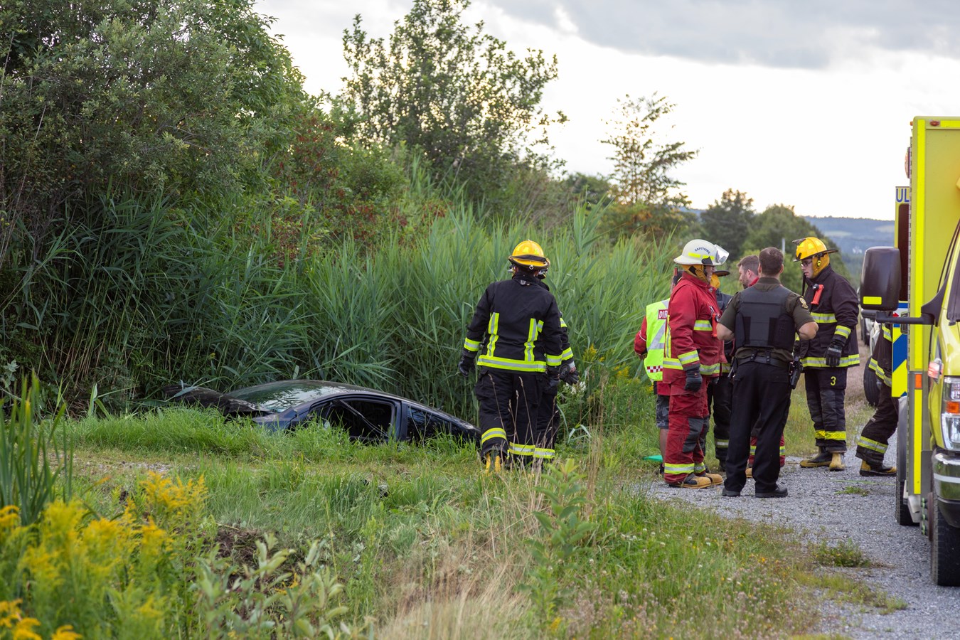 Blessé mineur dans une sortie de route à Saint-Frédéric