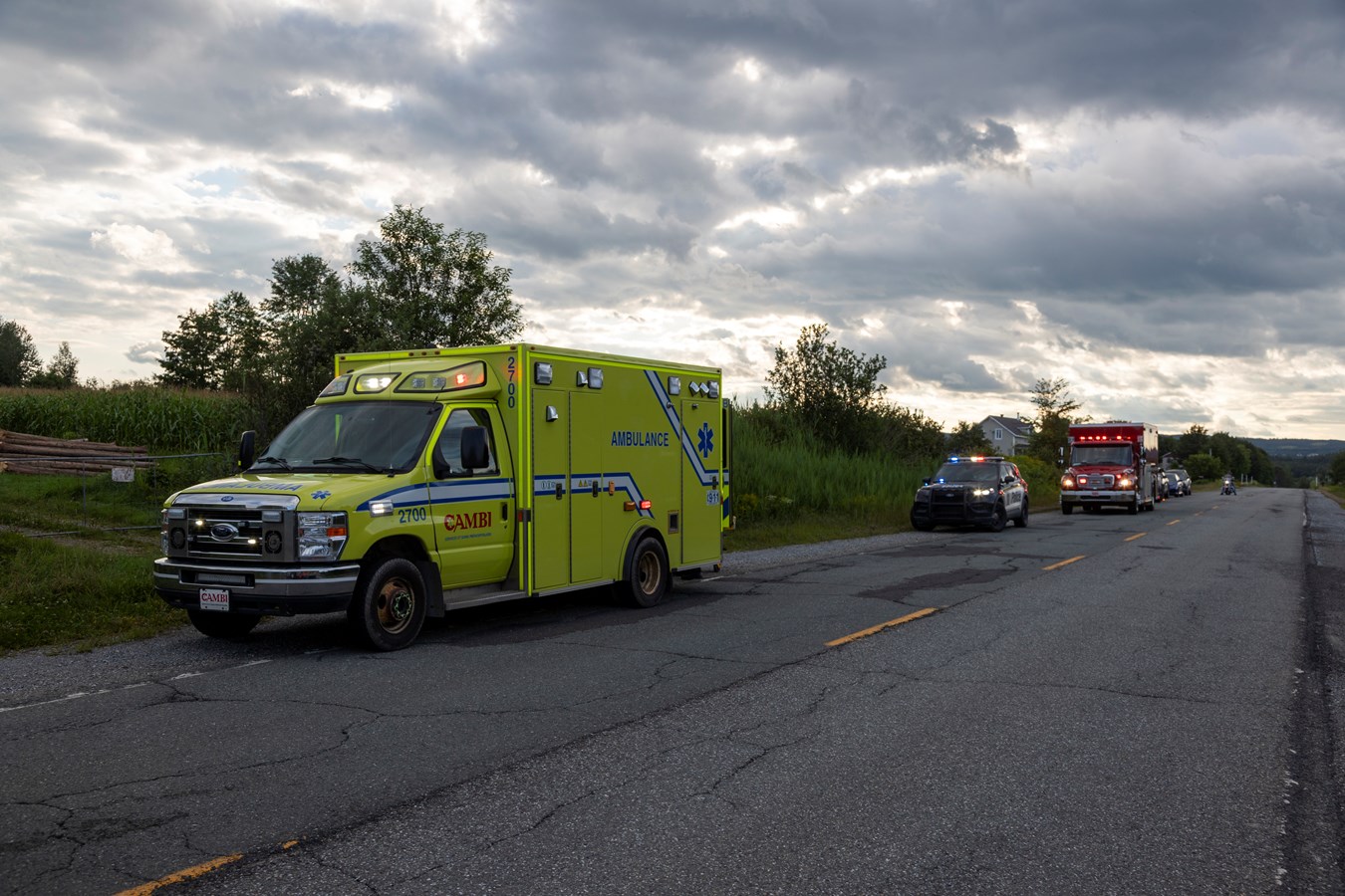 Blessé mineur dans une sortie de route à Saint-Frédéric