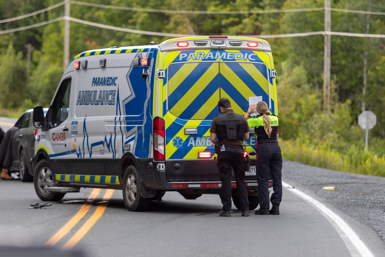 Accident mortel impliquant une moto à Saint-Benjamin