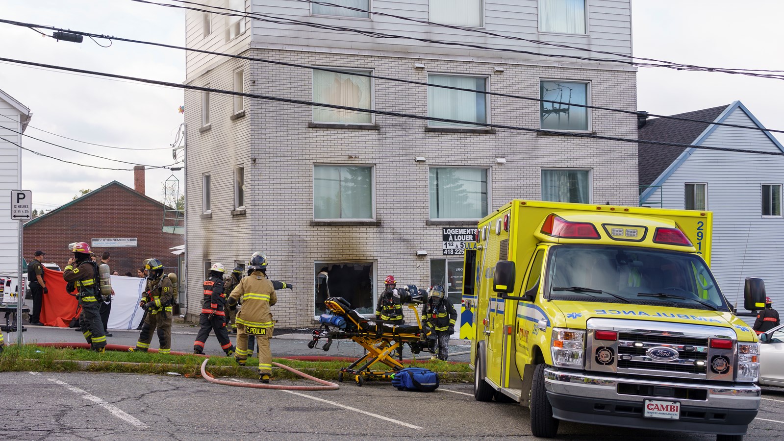 Incendie à Saint-Georges: une victime dans un état critique