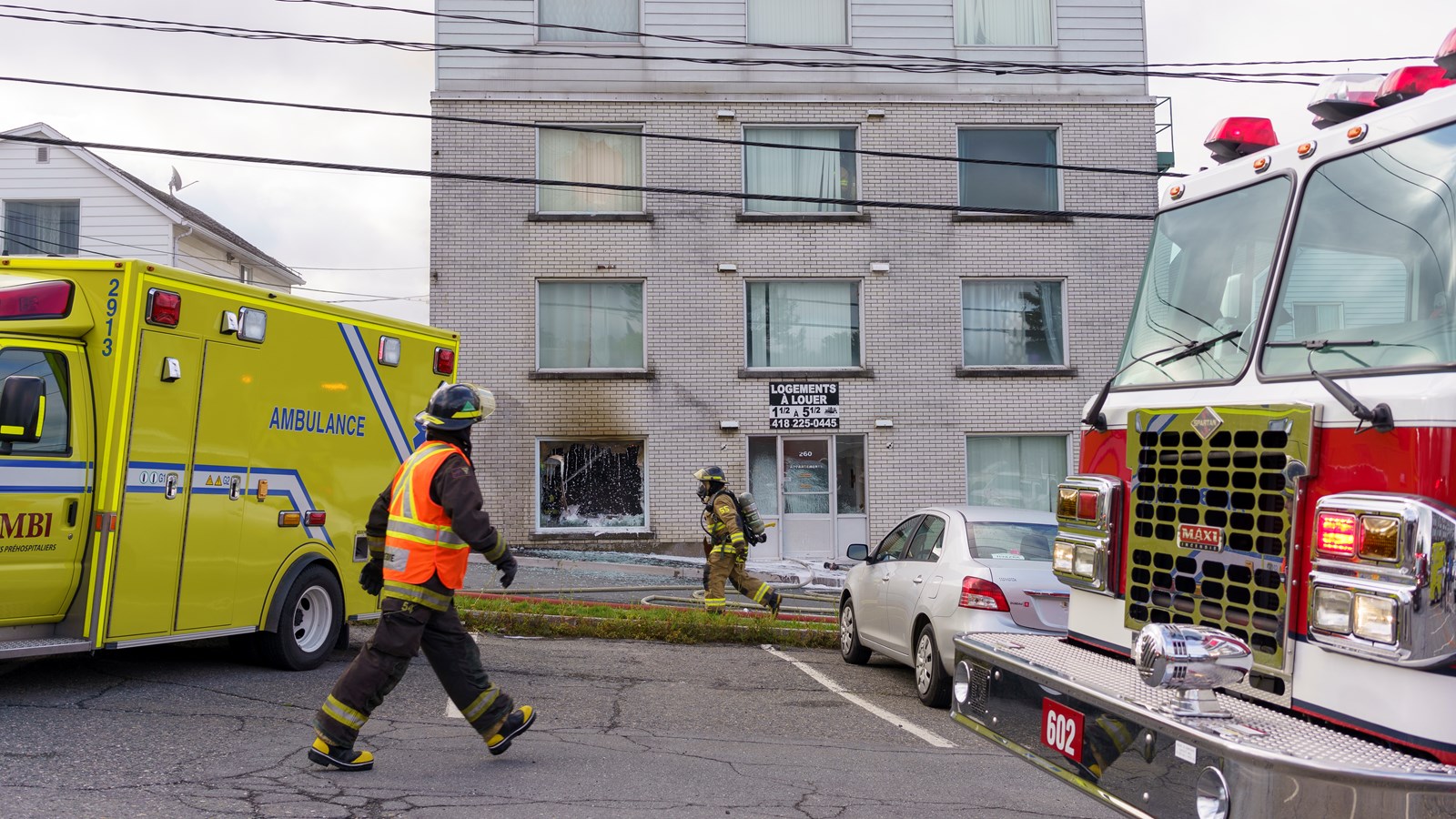 Incendie à Saint-Georges: une victime dans un état critique
