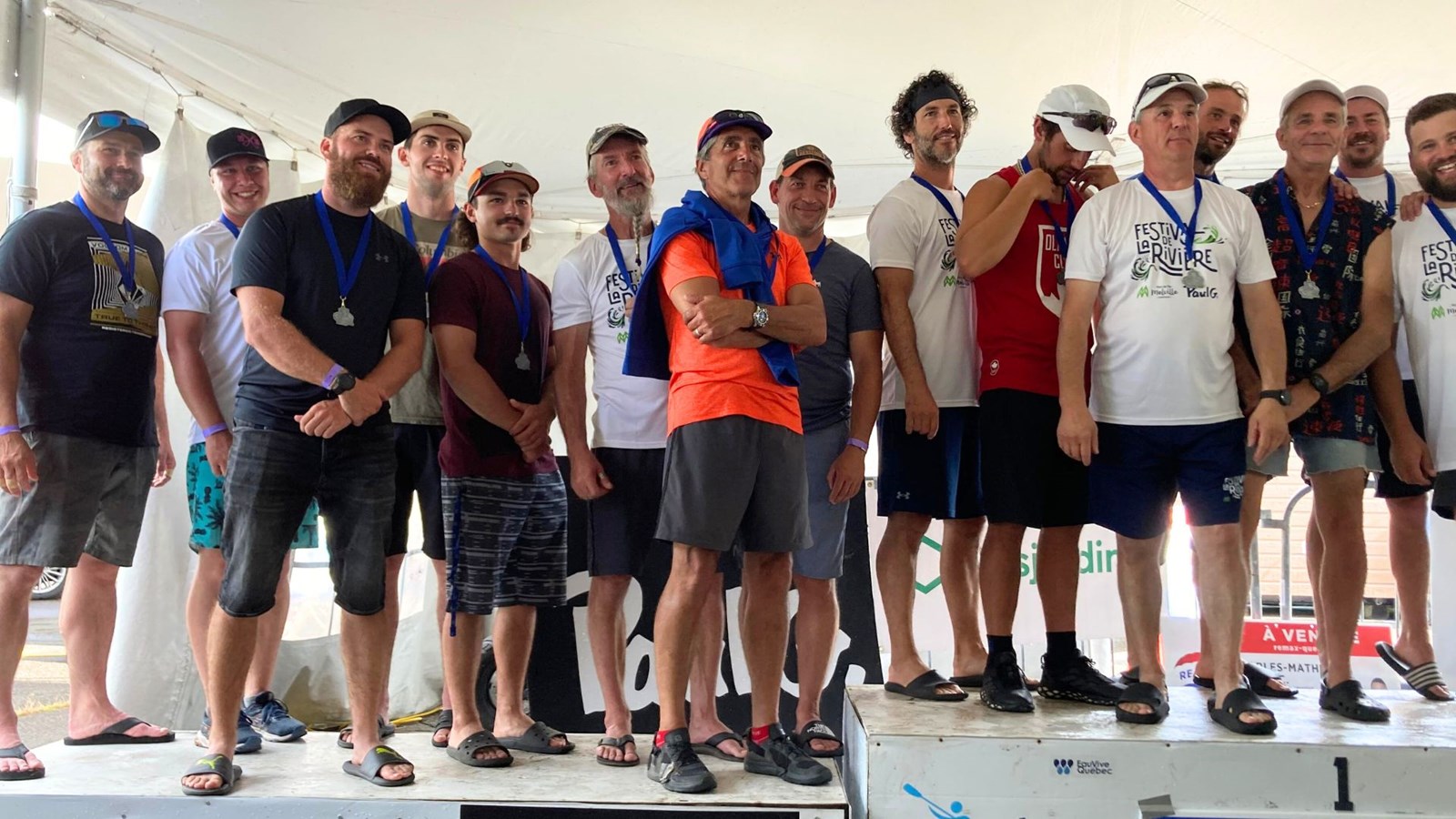 Les hommes ont terminé en 2e place.