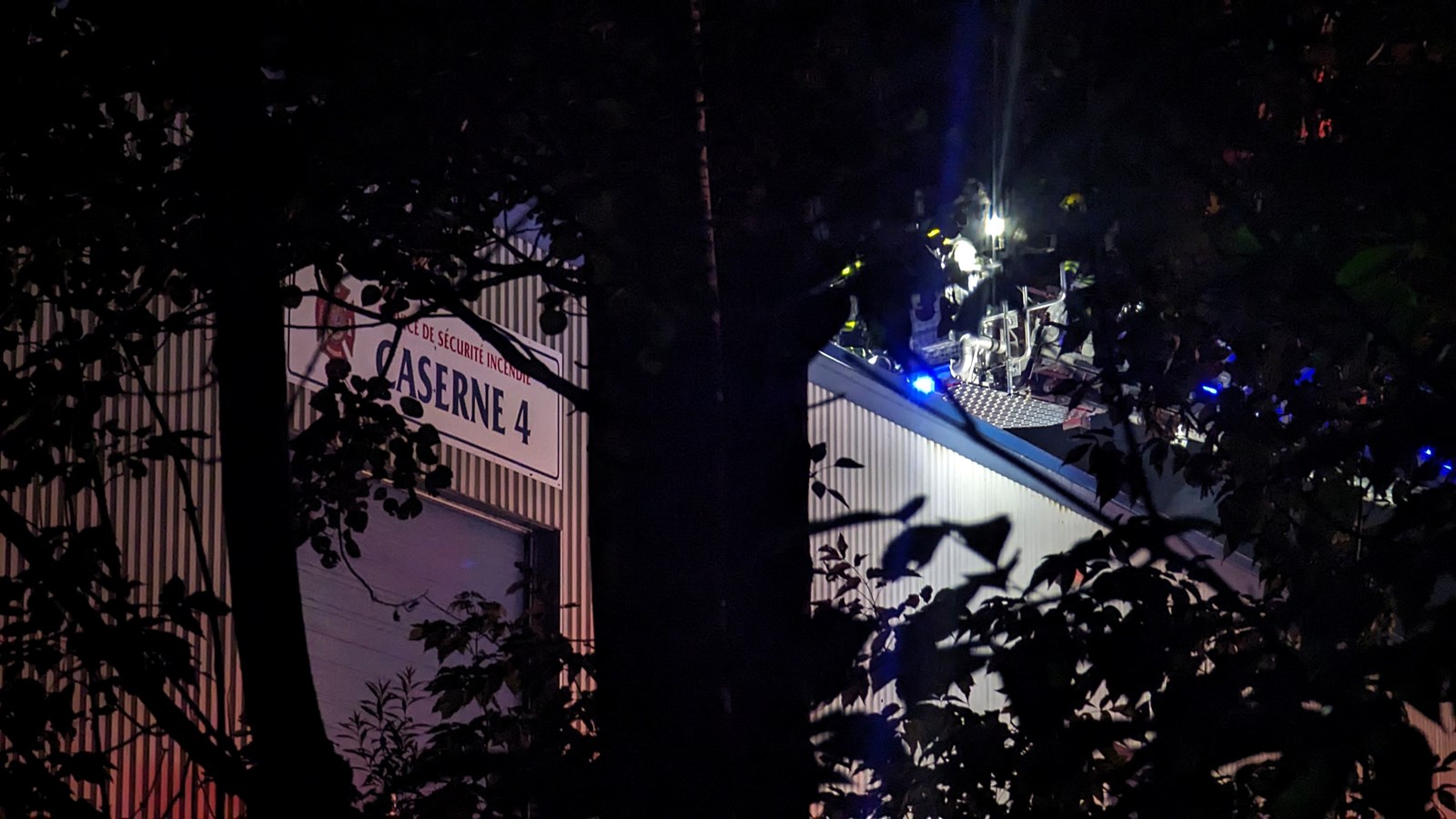 Longue intervention pour les pompiers hier soir