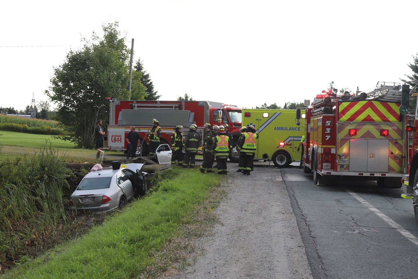 Sortie de route pour somnolence au volant