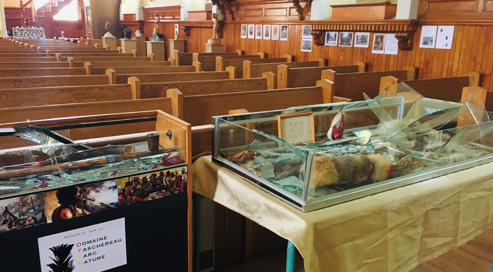 Sainte-Marie: du vandalisme à la chapelle Sainte-Anne