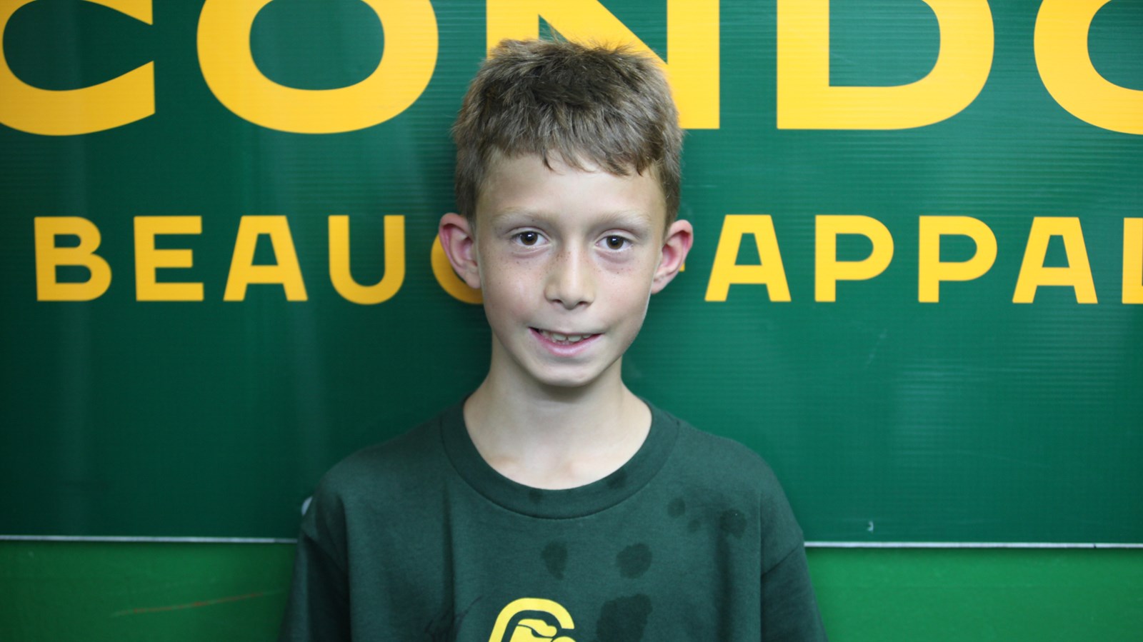 William Desjardins, jeune fan des Condors
