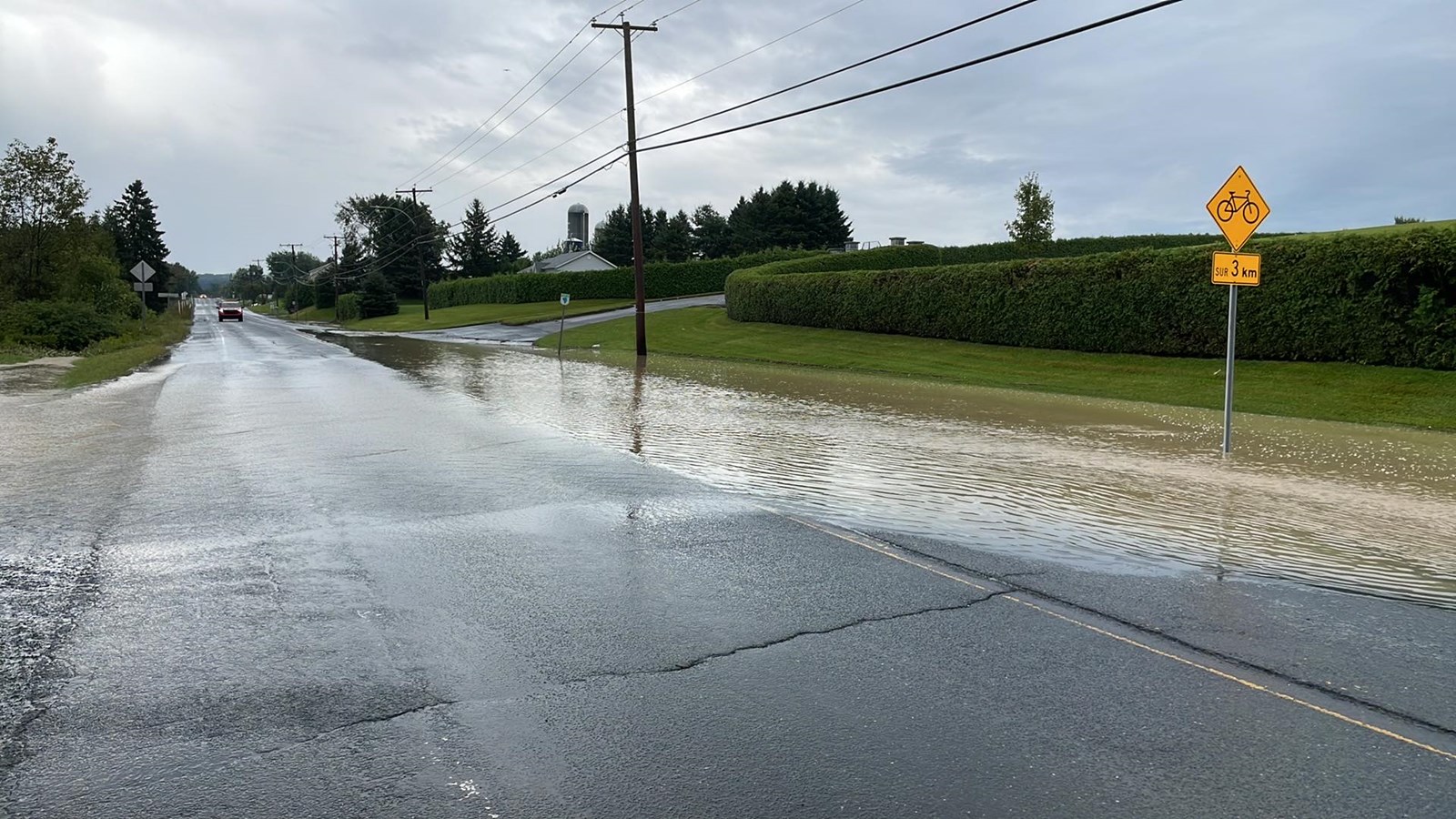 Inondation de la 6e avenue à Saint-Georges