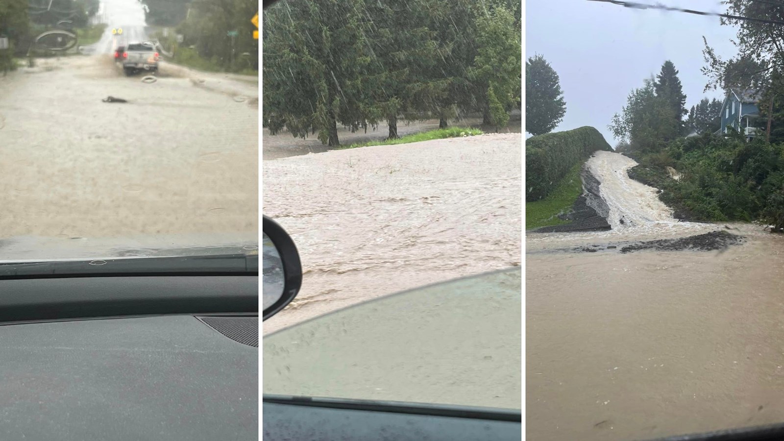 Inondation de la 6e avenue à Saint-Georges