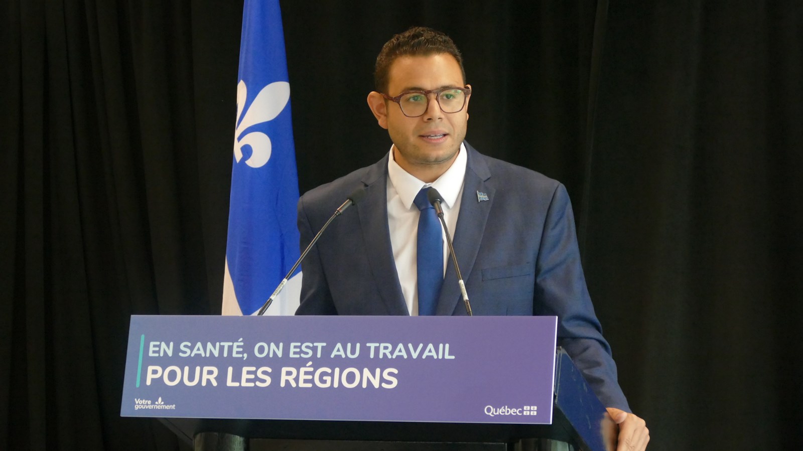 Samuel Poulin, député de Beauce-Sud