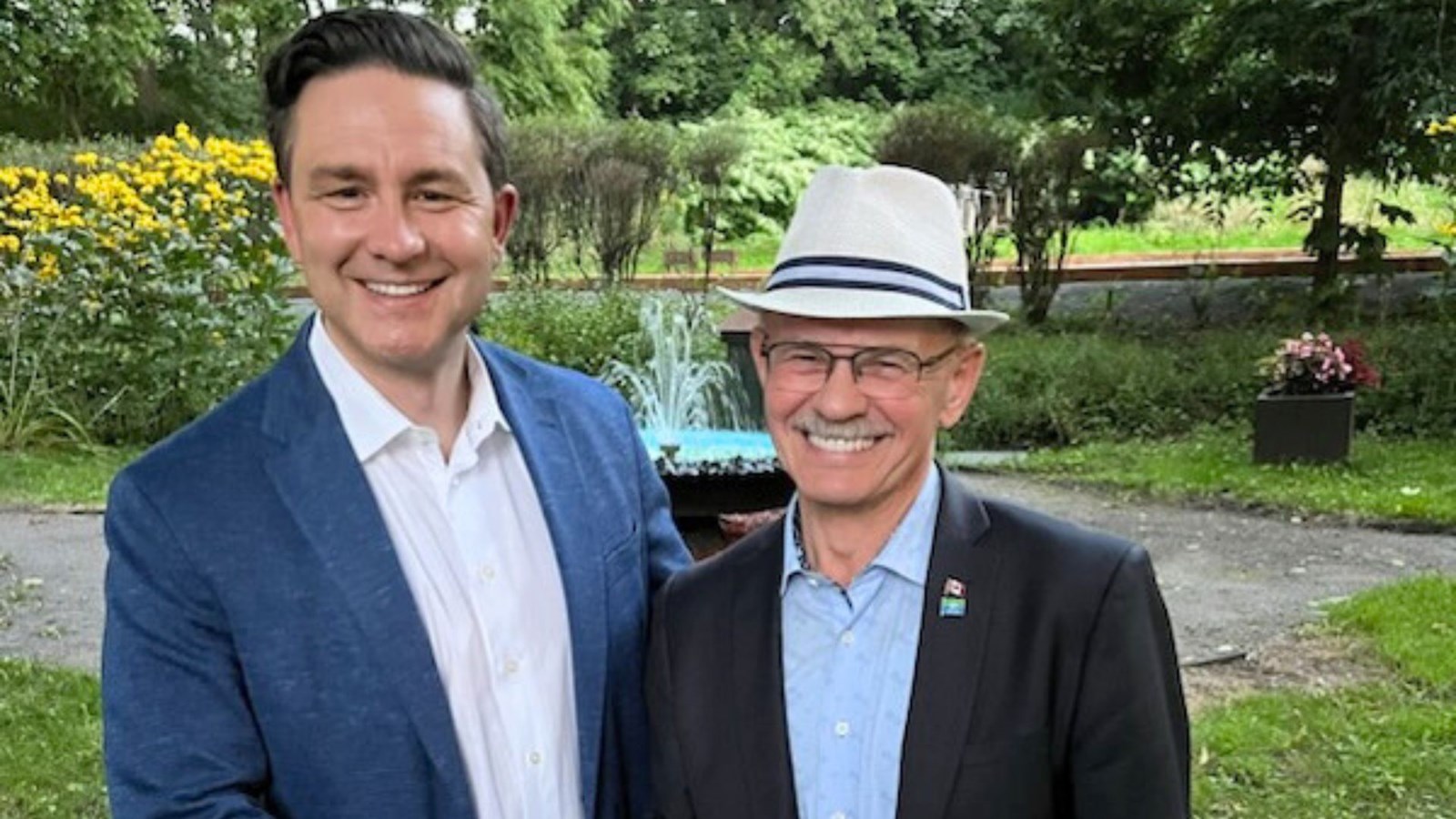 Le député conservateur, Richard Lehoux, a pu passer un petit moment seul à seul avec son chef, Pierre Poilievre, lors du congrès du parti, tenu à Québec la fin de semaine dernière.