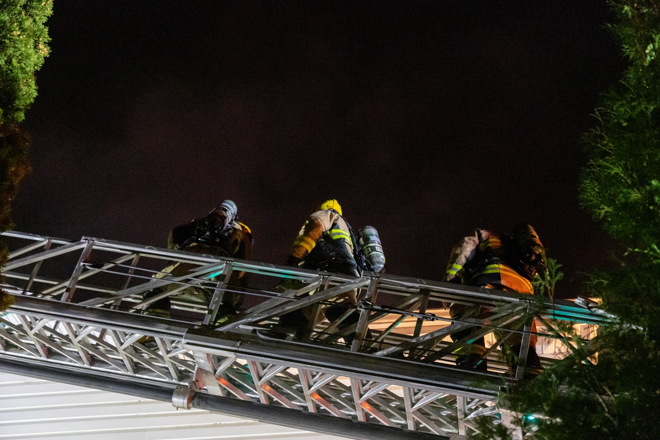 Intervention des pompiers à Scott