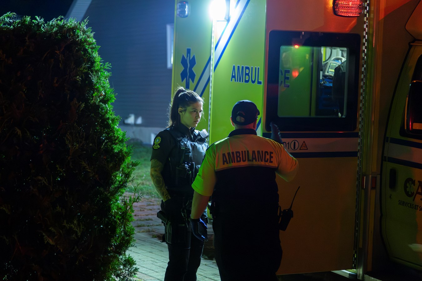 Intervention des pompiers à Scott