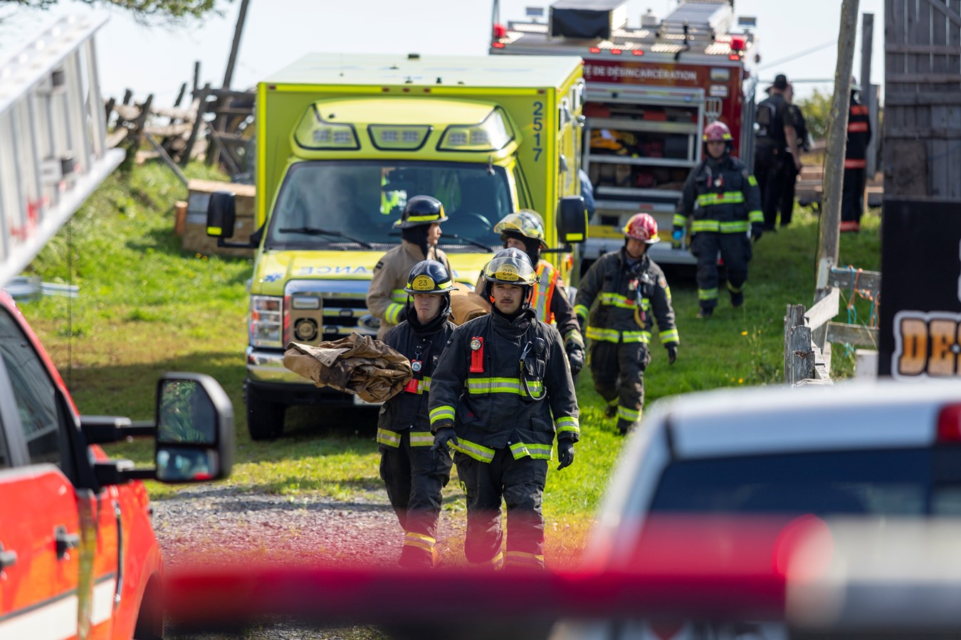 Un homme retrouvé inconscient sous les débris d'un mur