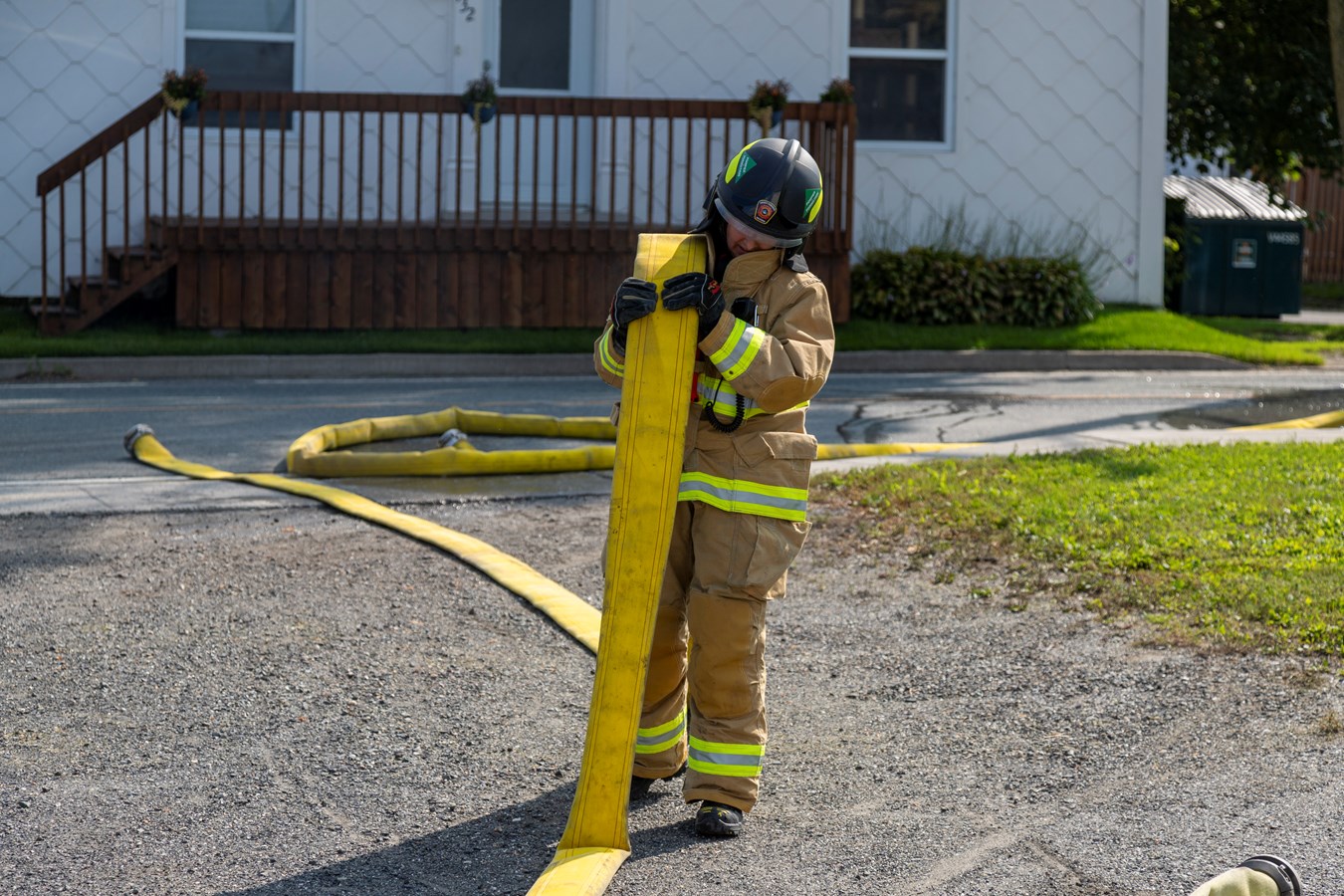 Un incendie industriel à Saint-Isidore