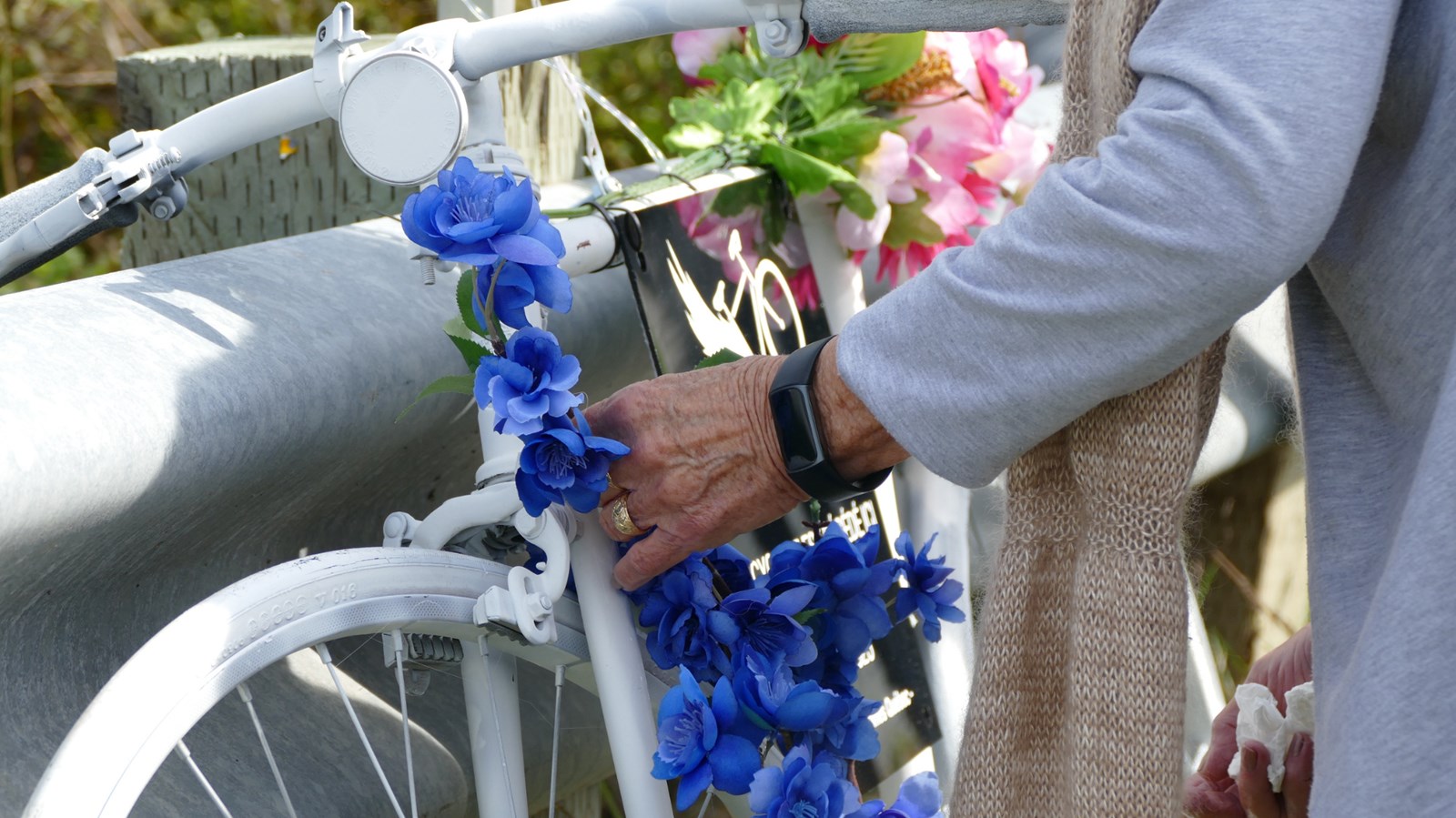 Un vélo fantôme inauguré en mémoire d'Yves Lemelin