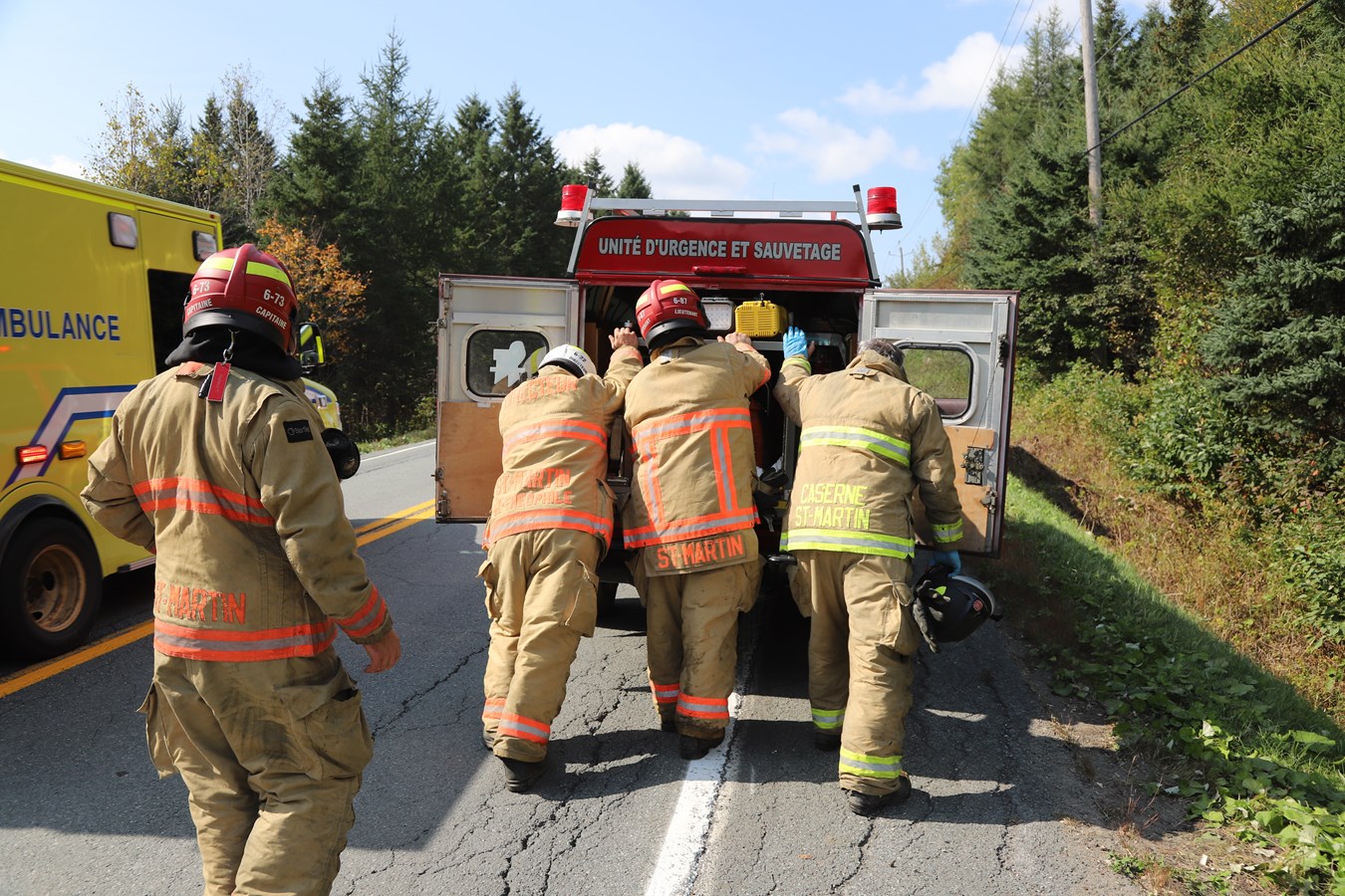 Accident de la route à Saint-Honoré-de-Shenley