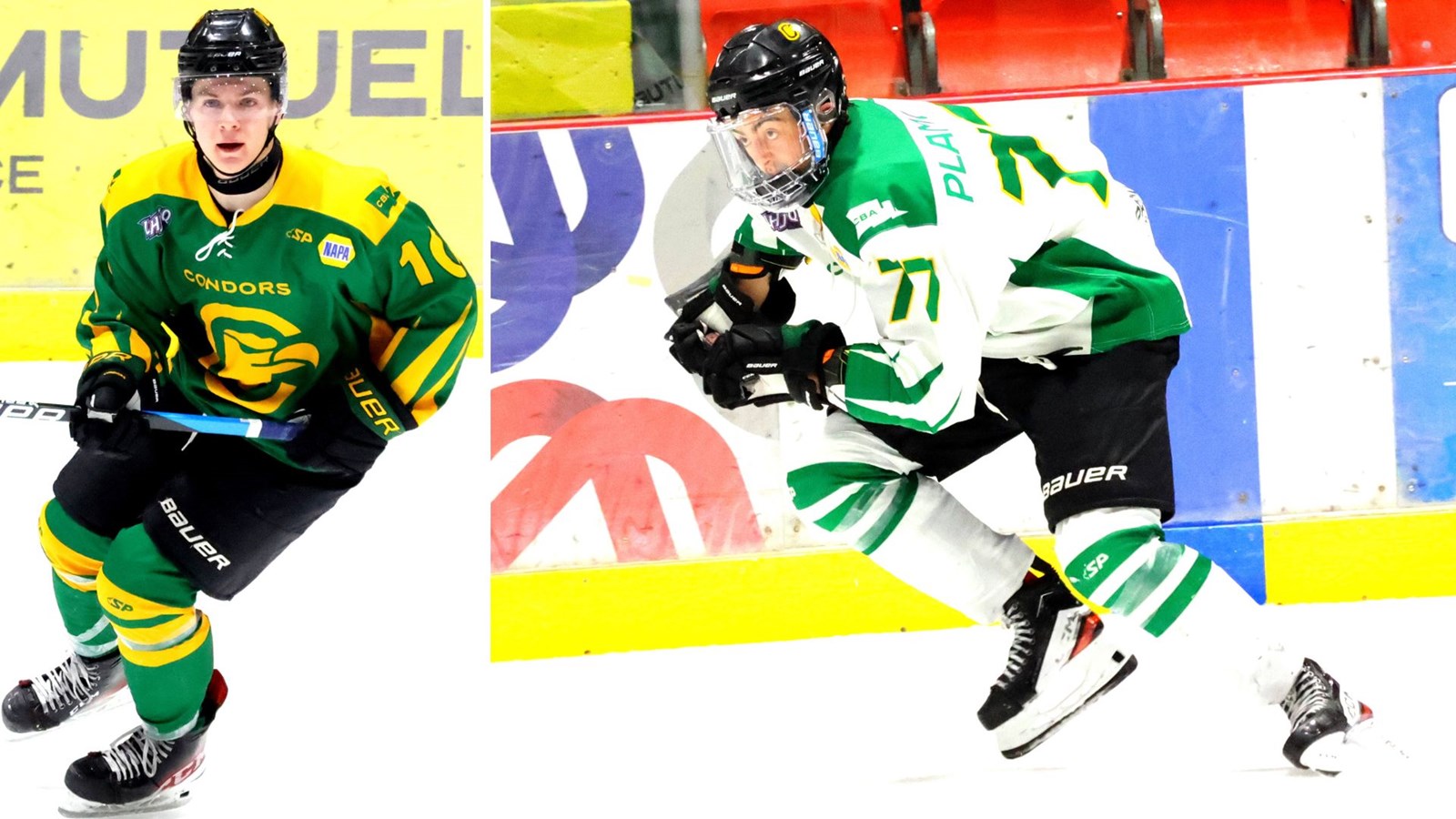 Tristan Dussault et Nathan Plamondon.