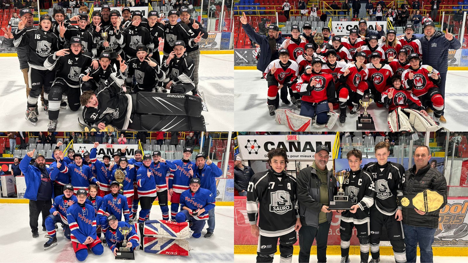 Tournoi Bantam : les champions de cette fin de semaine