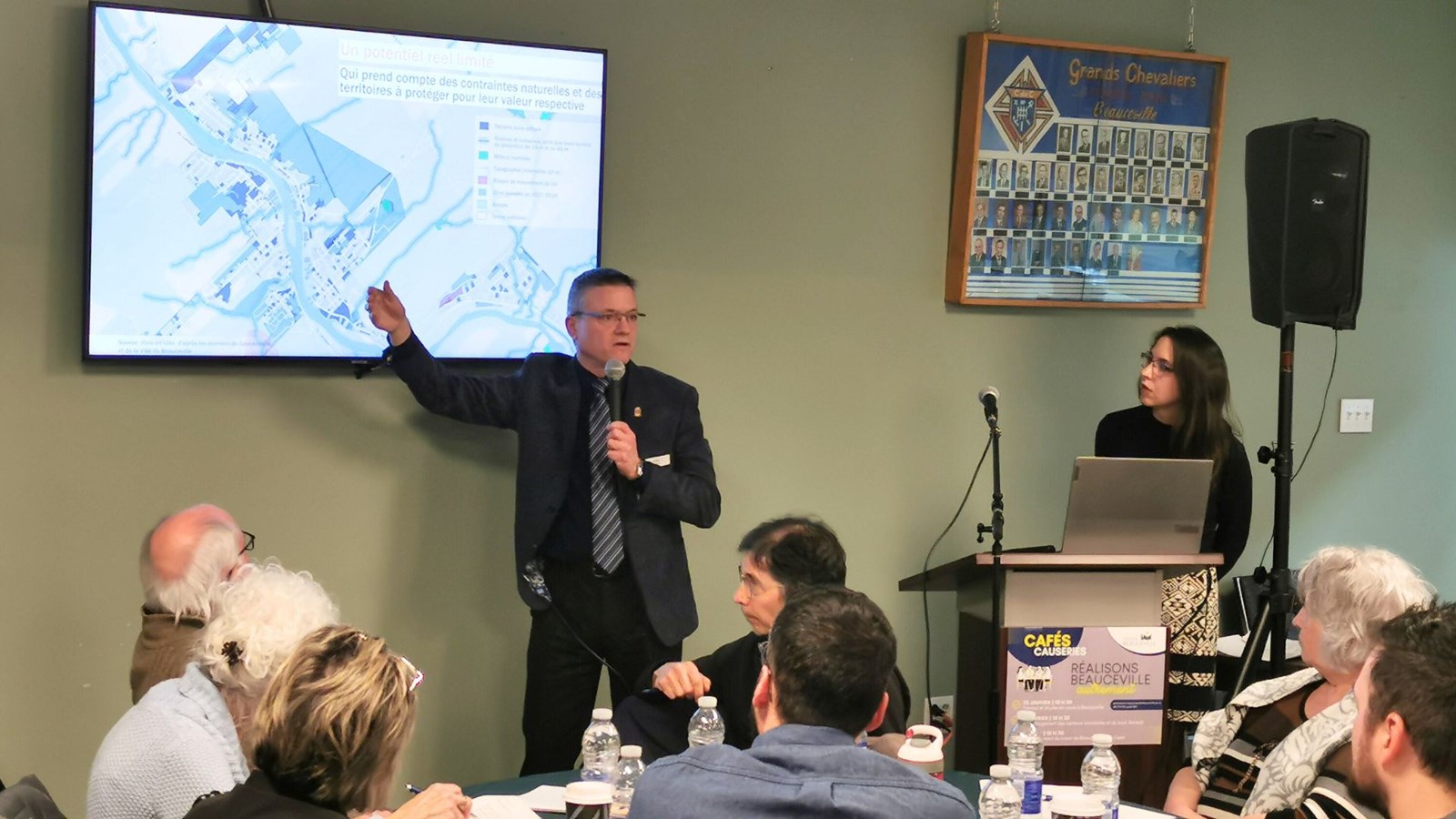 Le directeur général de la Ville de Beauceville, Serge Vallée, a fait un portrait de la situation actuelle de la municipalité.