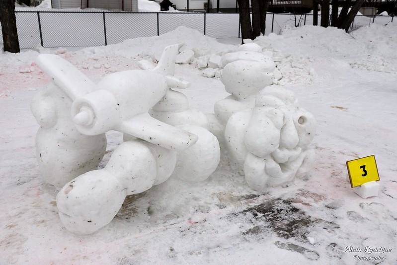 Anne-Marie Coulombe partage son expérience familiale au concours de sculpture sur neige