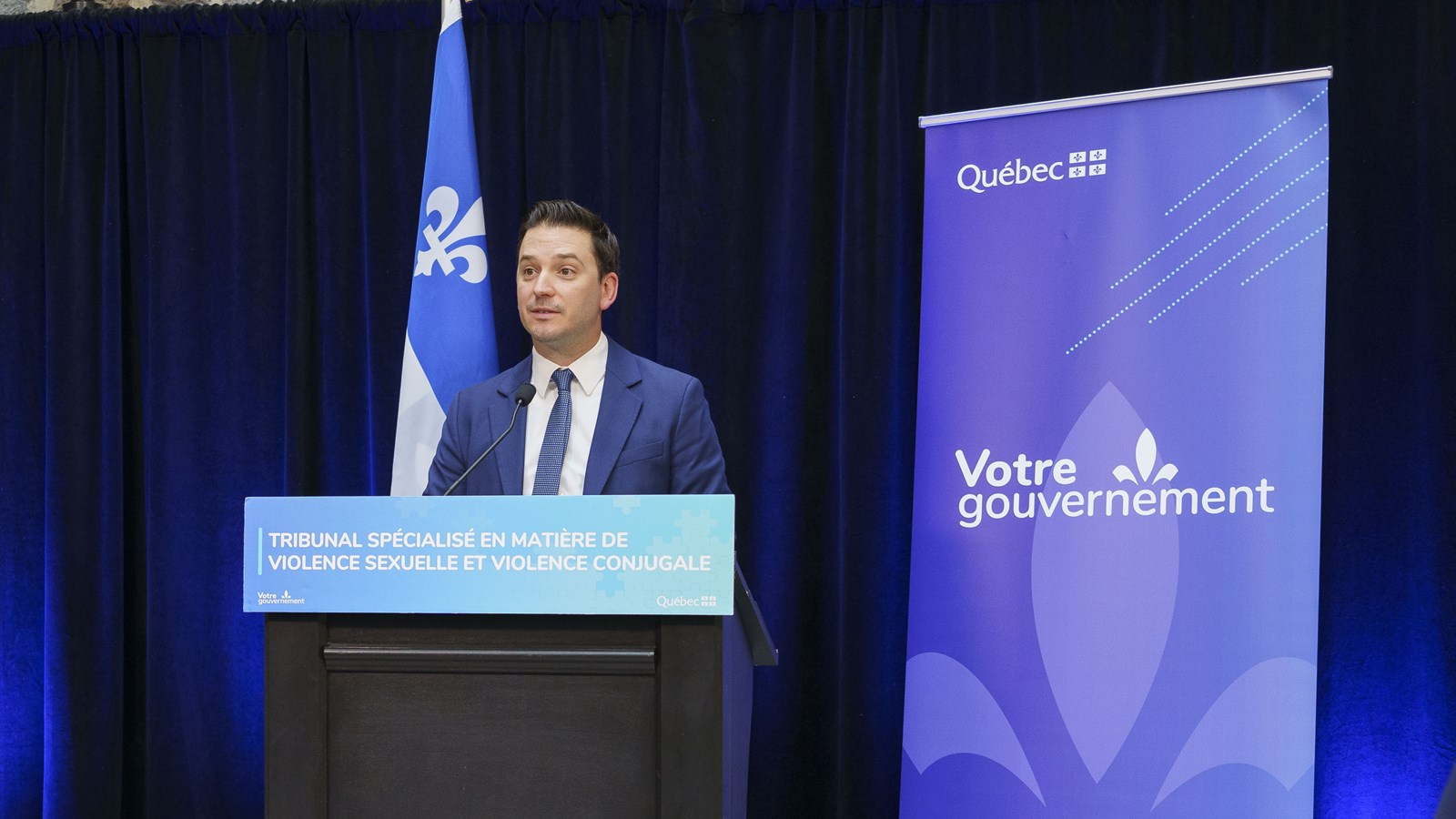 Simon Jolin-Barrette, ministre de la Justice et procureur général du Québec