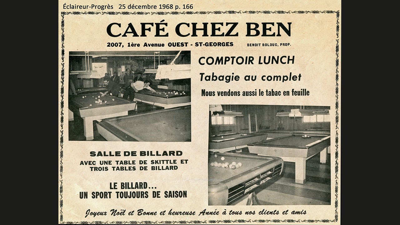 La salle de pool chez Ben dans l'ouest