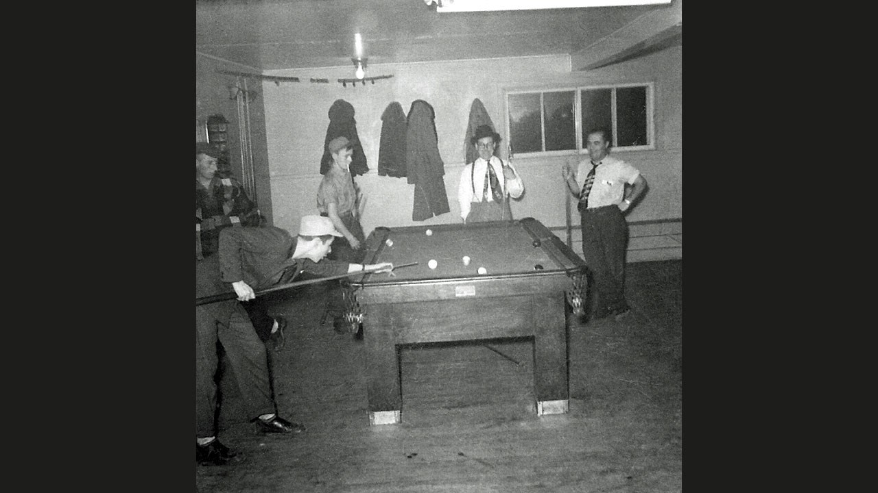 La salle de pool chez Ben dans l'ouest
