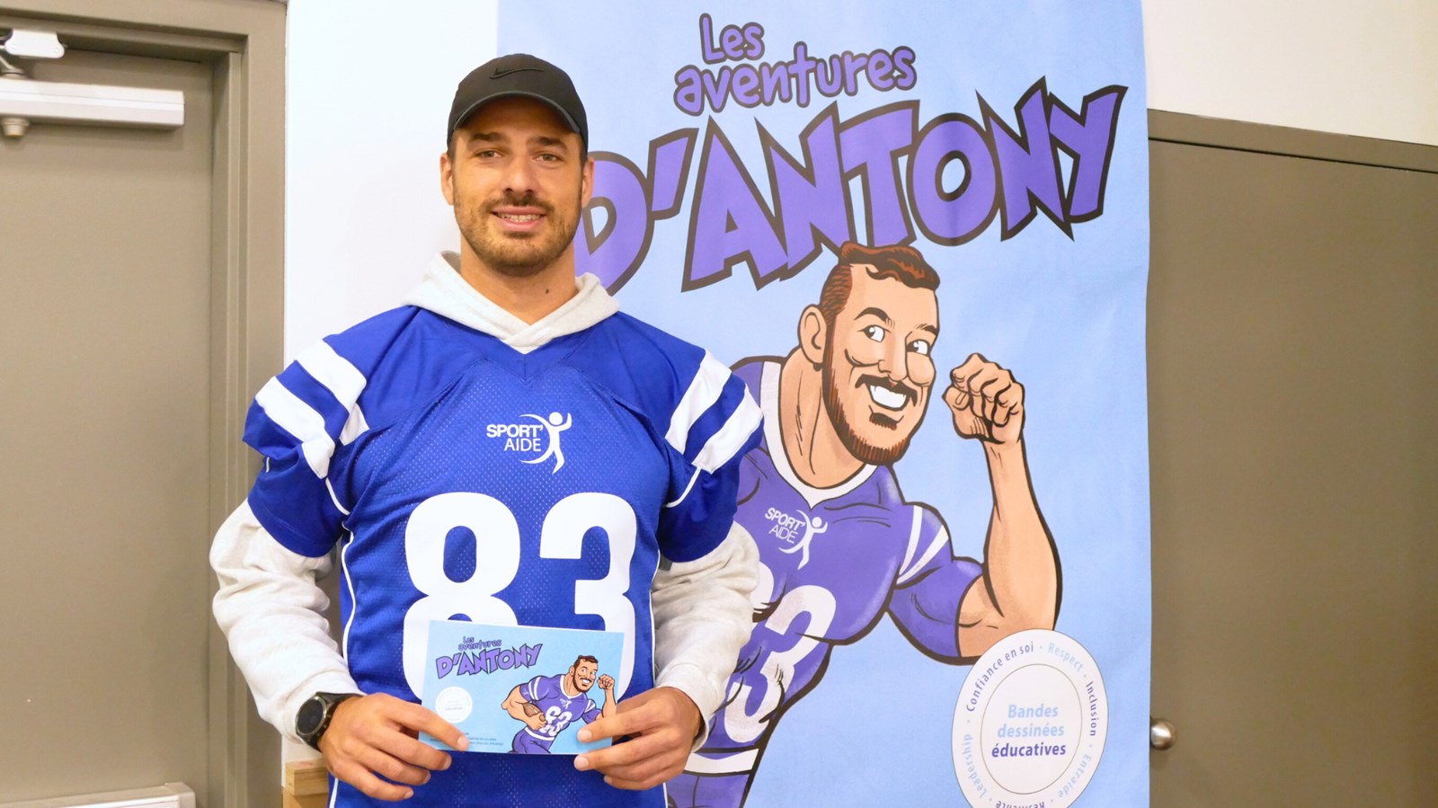 Antony Auclair présente sa BD sur l’intimidation aux jeunes de Notre-Dame-des-Pins
