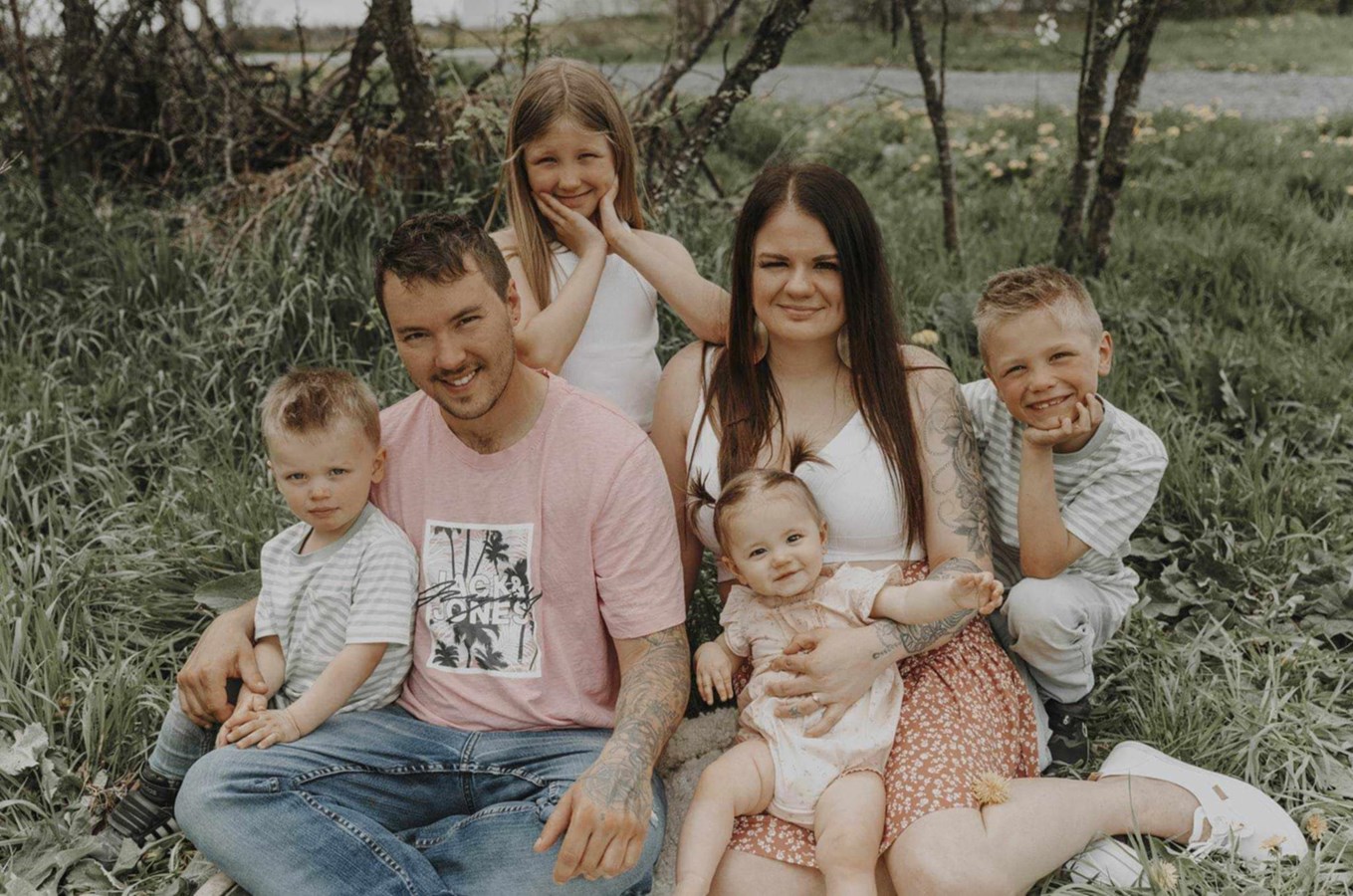 La famille de Jessika et Brian