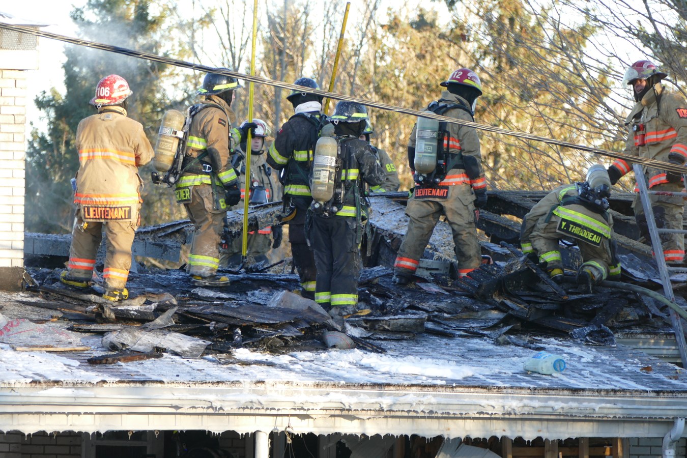 Feu de résidence à Saint-Georges