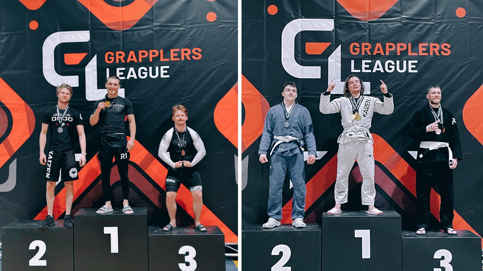Le centre d’arts martiaux Kaizen rafle 16 médailles au tournoi Grapplers League