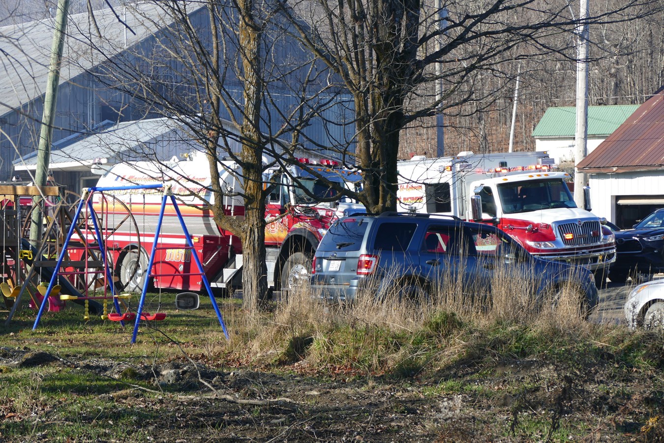 Sainte-Clothilde-de-Beauce : un bâtiment agricole détruit par un incendie