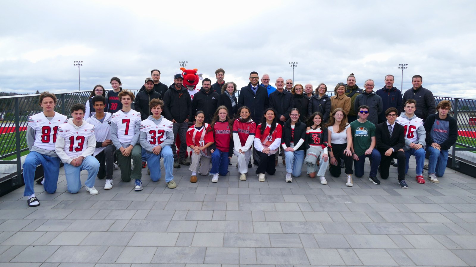 La Polyvalente de Saint-Georges inaugure sa nouvelle piste d’athlétisme et ses plateaux sportifs