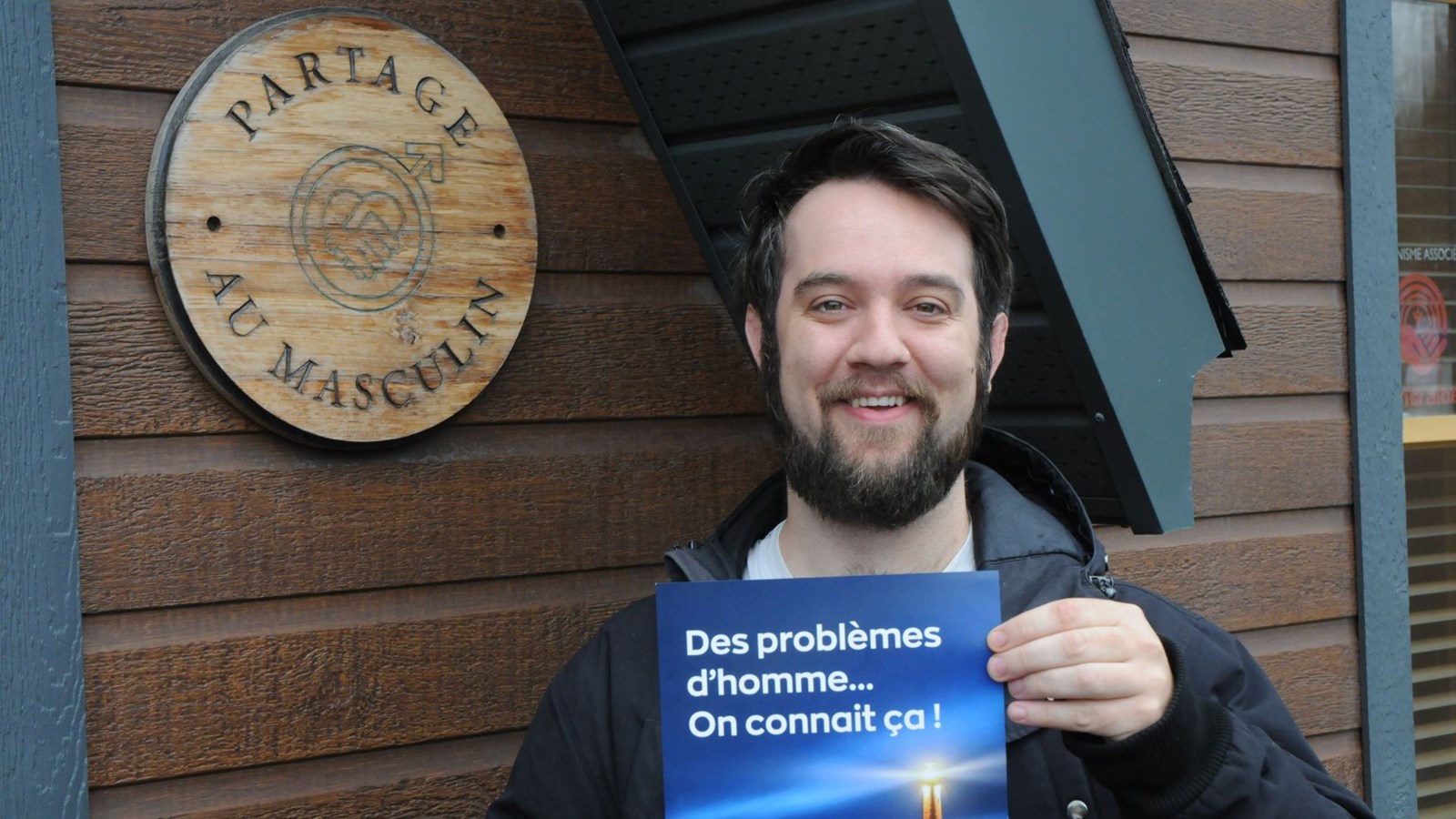 Jean-Michaël Dubé-Rousseau, directeur adjoint et Intervenant à l'organisme Partage au masculin.