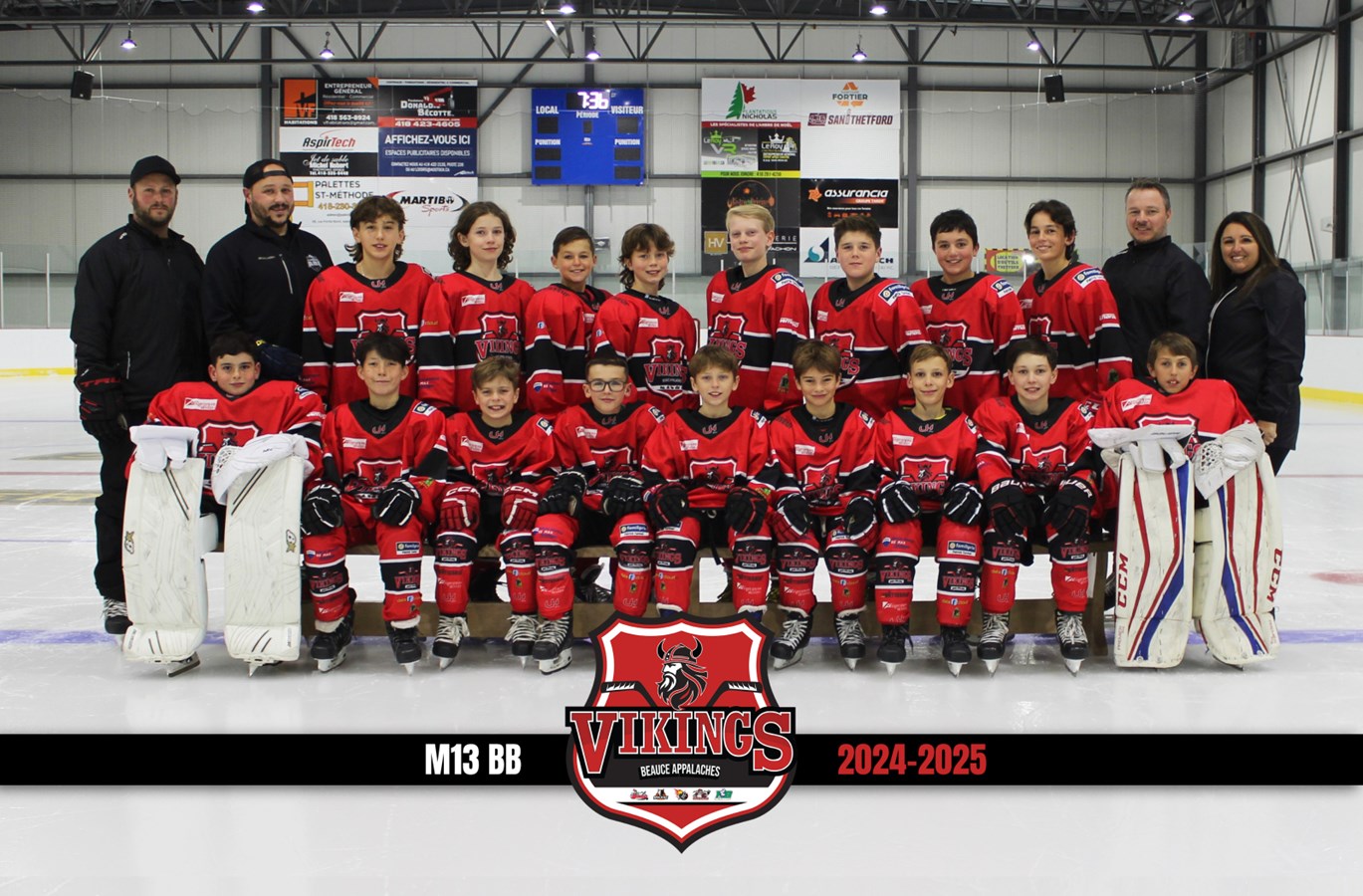Des Vikings Beauce-Appalaches qualifiés pour le tournoi international des Pee-Wee