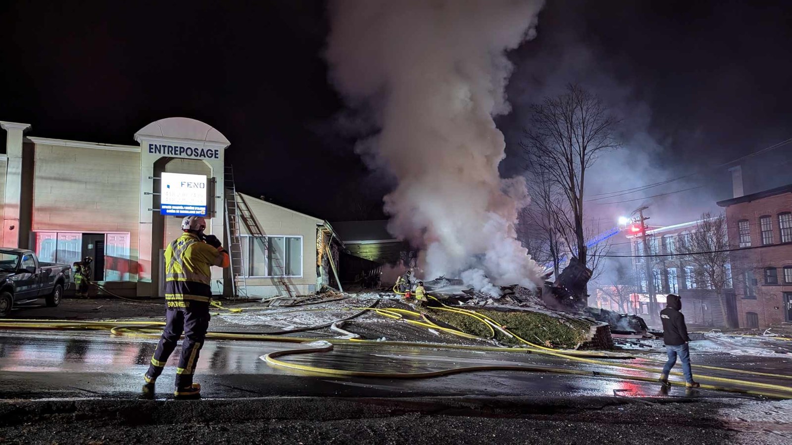Incendie majeur à Saint-Georges : le chef des pompiers fait le point