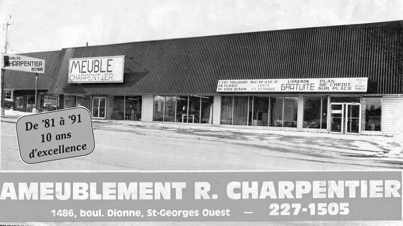 L'ancien magasin les Meubles du Boulevard d'Armand Roy