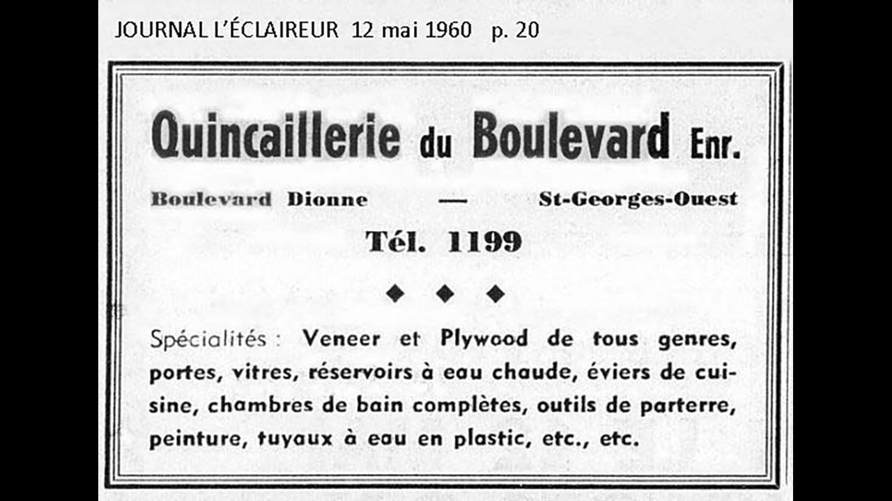 L'ancien magasin les Meubles du Boulevard d'Armand Roy