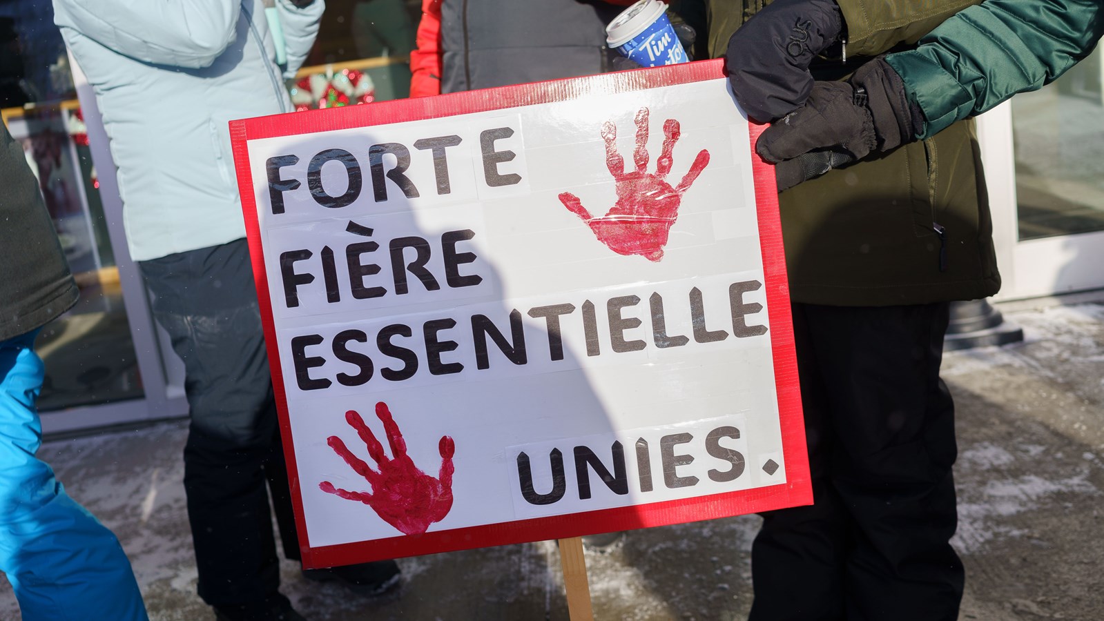 «On ne veut pas la lune, on veut juste ce qu’on mérite», revendiquent les éducatrices
