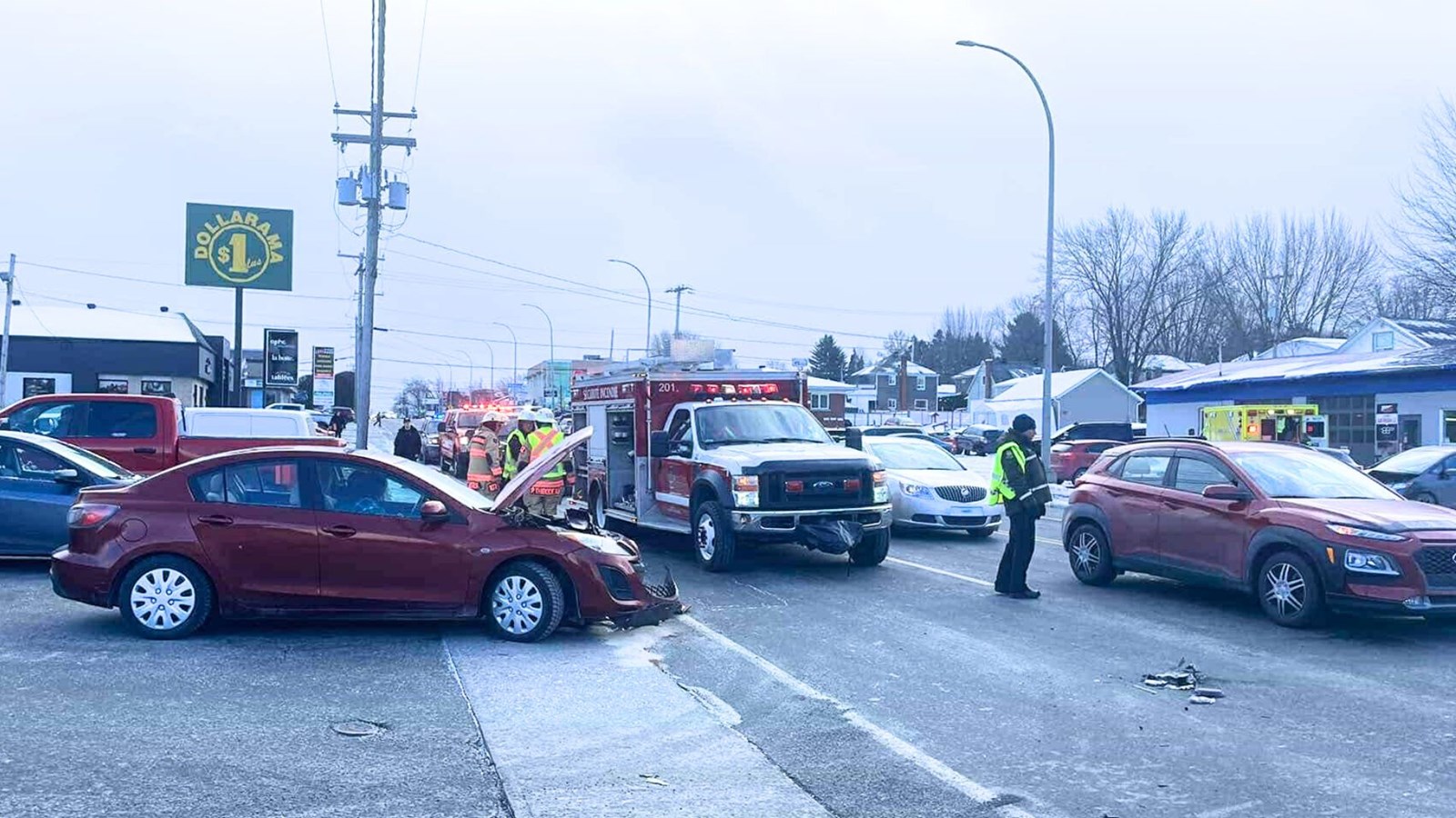 Accident mineur à Saint-Georges